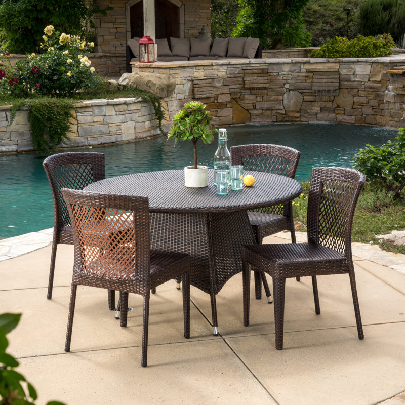 Wade Logan Yuliana 5 Piece Dining Set Wayfair